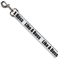 Load image into Gallery viewer, Dog Leash - LIKE A BOSS White/Black