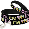 Load image into Gallery viewer, Buckle-Down Dog Leash - LICK ME Ice Cream Cones