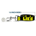 Load image into Gallery viewer, Dog Leash - LIKE A BOSS Black/Yellow