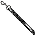 Load image into Gallery viewer, Dog Leash - LIVING THE DREAM Scroll Gray/Black/White