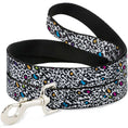 Load image into Gallery viewer, Dog Leash - Leopard White/Black/Multi Color