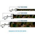 Load image into Gallery viewer, Dog Leash - Leaf Camo Browns/Greens/Black