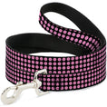 Load image into Gallery viewer, Dog Leash - Mini Polka Dots Black/Pink