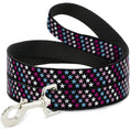 Load image into Gallery viewer, Dog Leash - Mini Stars Black/Pink/Blue/White