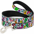 Load image into Gallery viewer, Dog Leash - Monsters White