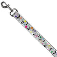 Load image into Gallery viewer, Dog Leash - Music Notes Stars White/Black/Multi Color