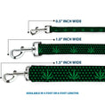 Load image into Gallery viewer, Buckle-Down Dog Leash - Marijuana Garden Black/Green