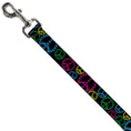 Load image into Gallery viewer, Buckle-Down Dog Leash - Multi Marijuana Peace Black/Multi Color