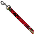 Load image into Gallery viewer, Dog Leash - Mom & Dad Red