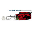 Load image into Gallery viewer, Dog Leash - Mom & Dad Red