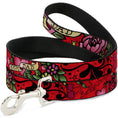 Load image into Gallery viewer, Dog Leash - Mom & Dad Red