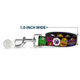 Load image into Gallery viewer, Dog Leash - Monsters CLOSE-UP Black