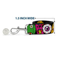Load image into Gallery viewer, Dog Leash - Monsters CLOSE-UP Black