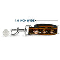 Load image into Gallery viewer, Dog Leash - Multi Smoking Monkey Argyle Brown