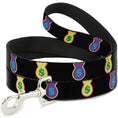 Load image into Gallery viewer, Dog Leash - Money Bags Black/Multi Color