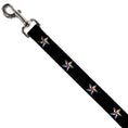 Load image into Gallery viewer, Dog Leash - Nautical Star Black/White/Multi Color