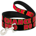Load image into Gallery viewer, Dog Leash - NO CHANCE BRO Black/Yellow/Red