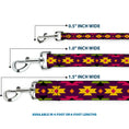 Load image into Gallery viewer, Dog Leash - Navajo Orange/Purple/Yellow/Pink/Green/Black
