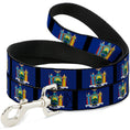 Load image into Gallery viewer, Dog Leash - New York Flags/Black