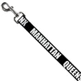 Load image into Gallery viewer, Dog Leash - New York's Five Burroughs Bold Black/White