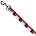 Load image into Gallery viewer, Dog Leash - North Carolina Flag/Black