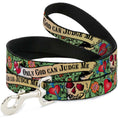 Load image into Gallery viewer, Dog Leash - Only God Can Judge Me Green