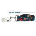 Load image into Gallery viewer, Dog Leash - Only God Can Judge Me CLOSE-UP Blue