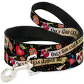 Load image into Gallery viewer, Dog Leash - Only God Can Judge Me Black