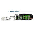 Load image into Gallery viewer, Buckle-Down Dog Leash - ONE OF US LIKES BIG STICKS/Sticks Black/Brown/Green