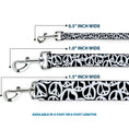 Load image into Gallery viewer, Dog Leash - Peace Black/White