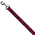 Load image into Gallery viewer, Dog Leash - Peace Dots Black/Fuchsia