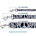 Load image into Gallery viewer, Dog Leash - Peace Sketch Black/White
