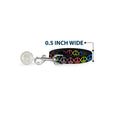 Load image into Gallery viewer, Dog Leash - Peace Flowers Black/Multi Color