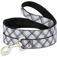 Load image into Gallery viewer, Dog Leash - Plaid X White/Gray