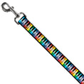 Load image into Gallery viewer, Dog Leash - Piano Keys Rainbow