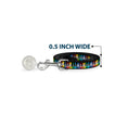 Load image into Gallery viewer, Dog Leash - Piano Keys Rainbow