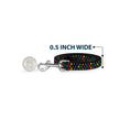 Load image into Gallery viewer, Dog Leash - Paw Print Black/Multi Color