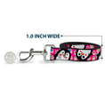 Load image into Gallery viewer, Dog Leash - Penguins w/Cupcakes Fuchsia/Purple/White