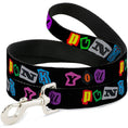 Load image into Gallery viewer, Dog Leash - Punk You Black/Full Color