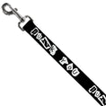 Load image into Gallery viewer, Dog Leash - Punk You Black/White