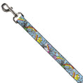 Load image into Gallery viewer, Dog Leash - Rainbow Cloud Stars Baby Blue