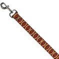 Load image into Gallery viewer, Dog Leash - Rings Camo Burnt Orange/Yellow