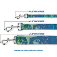 Load image into Gallery viewer, Dog Leash - Retro Monster Aqua