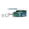 Load image into Gallery viewer, Dog Leash - Retro Monster Aqua