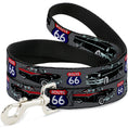 Load image into Gallery viewer, Dog Leash - Route 66 Classics Gray