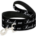 Load image into Gallery viewer, Dog Leash - RACKS ON RACKS Black/White
