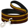 Load image into Gallery viewer, Dog Leash - Racing Stripe Brown/Gold