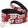 Load image into Gallery viewer, Dog Leash - RIP CITY Red/White
