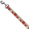 Load image into Gallery viewer, Dog Leash - Rose Trio/Leaves Pink