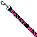 Load image into Gallery viewer, Dog Leash - RESIST Stencil Black/Pink